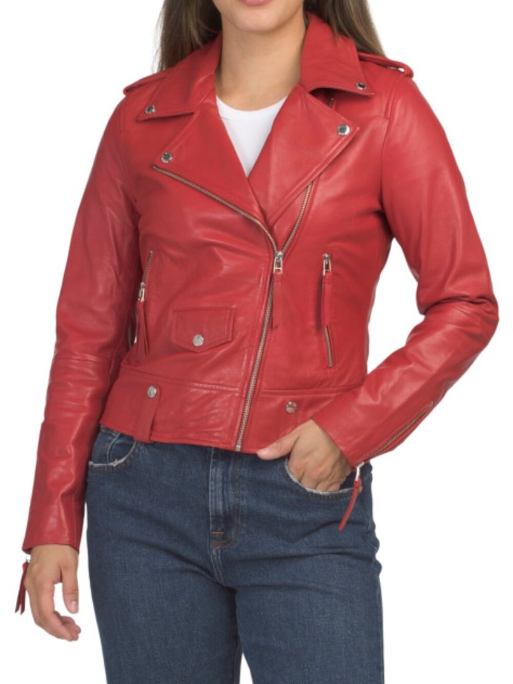 BOD & CHRISTENSEN Leather Morgan Moto Jacket